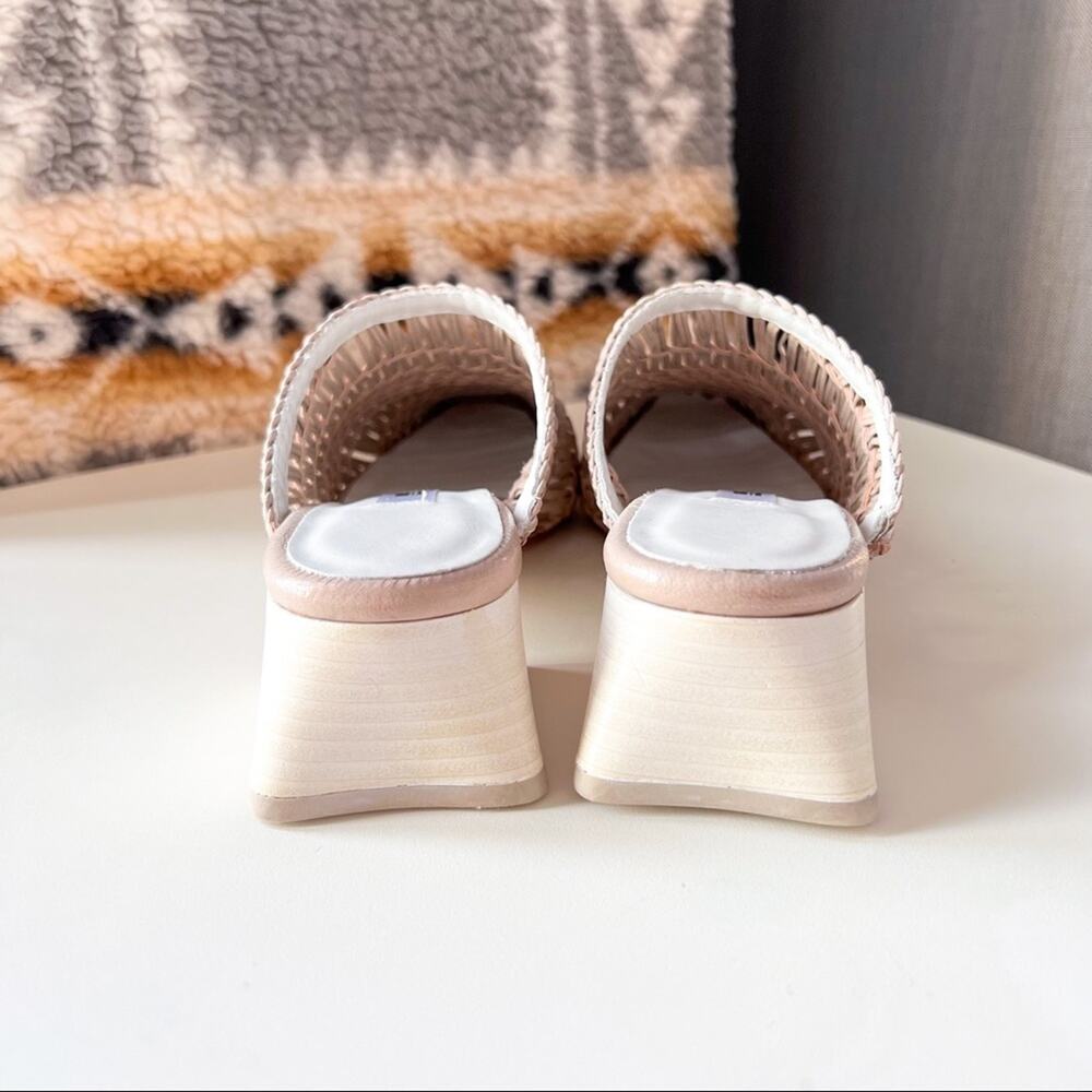 Miista Araxie Parchment Beige Slip-On Leather Mule Women’s Size 37 - Picture 5 of 8